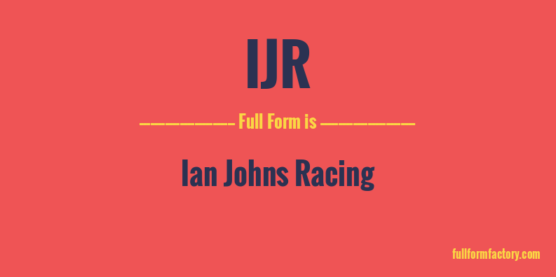 ijr-full-form