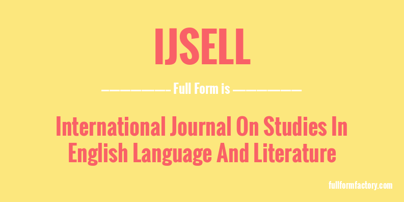 ijsell-full-form