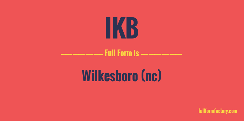 ikb-full-form