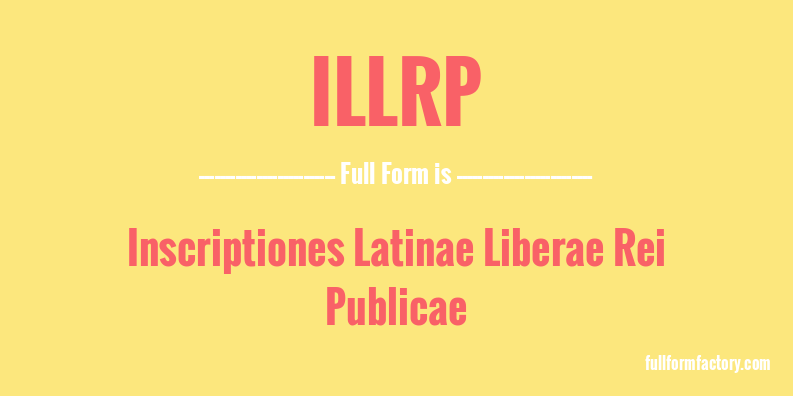illrp-full-form