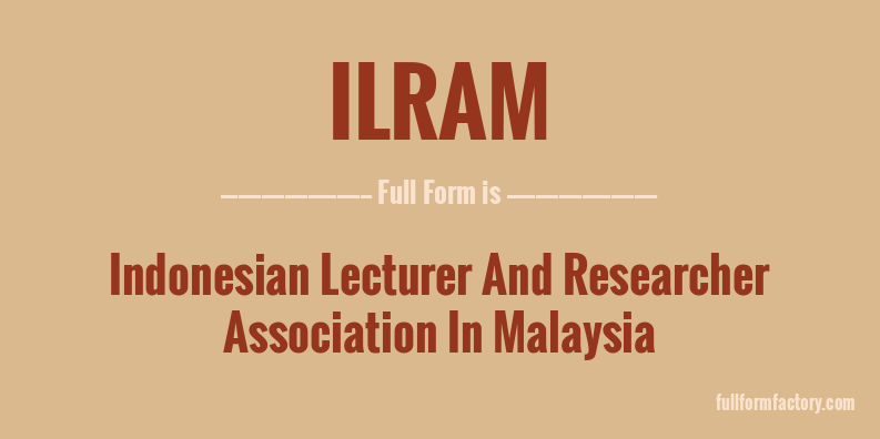 ilram-full-form