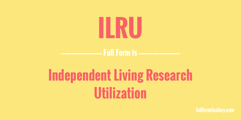 ilru-full-form