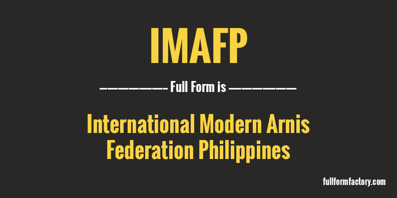 imafp-full-form