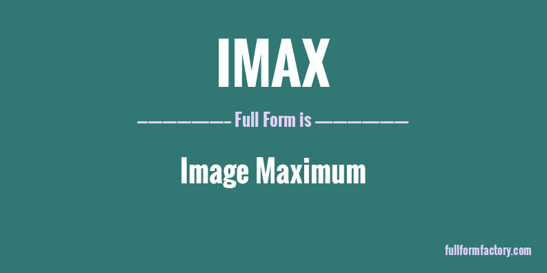 imax-full-form
