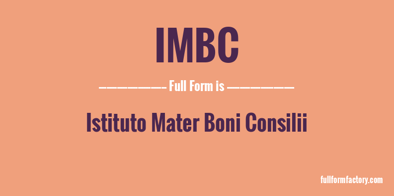 imbc-full-form