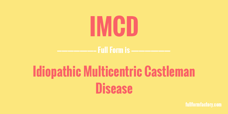imcd-full-form