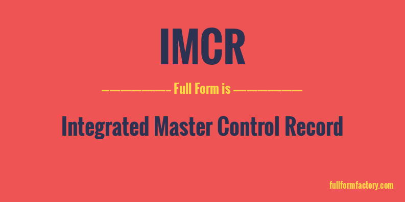 imcr-full-form