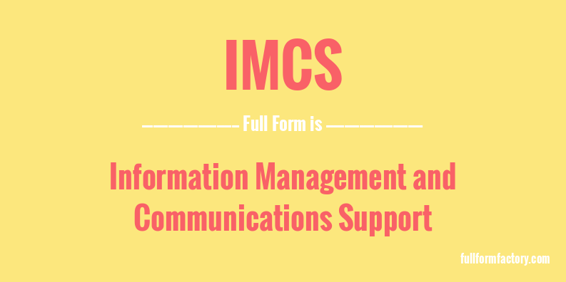 imcs-full-form