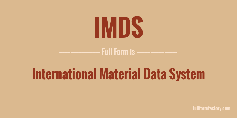 imds-full-form