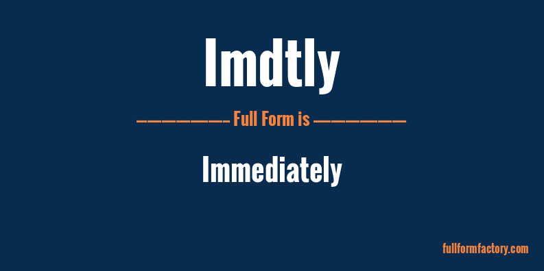 imdtly-full-form