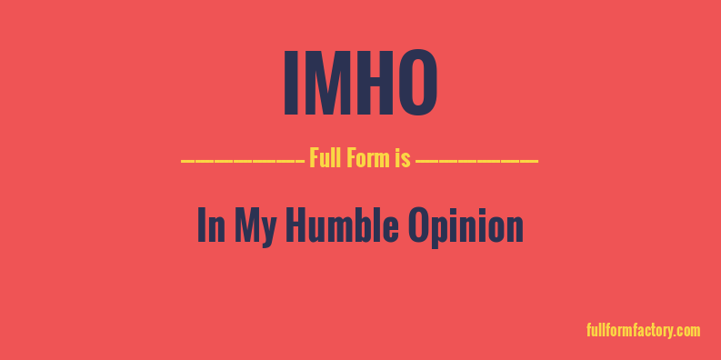 imho-full-form