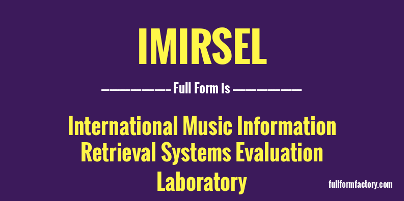 imirsel-full-form