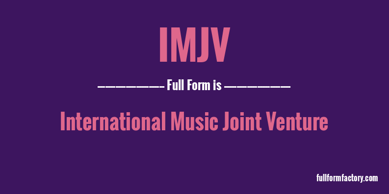 imjv-full-form