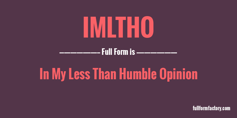 imltho-full-form
