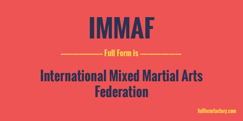 immaf-full-form