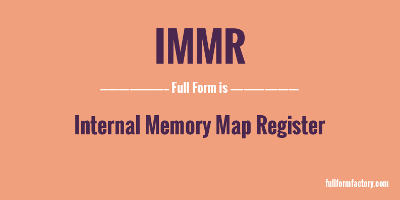 immr-full-form