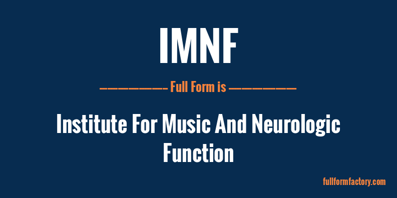 imnf-full-form