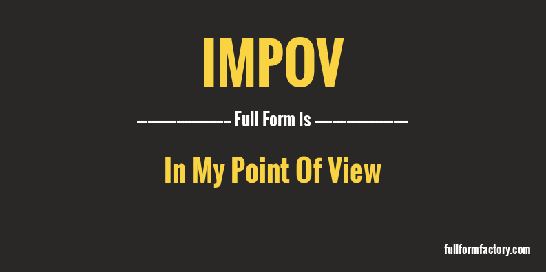 impov-full-form