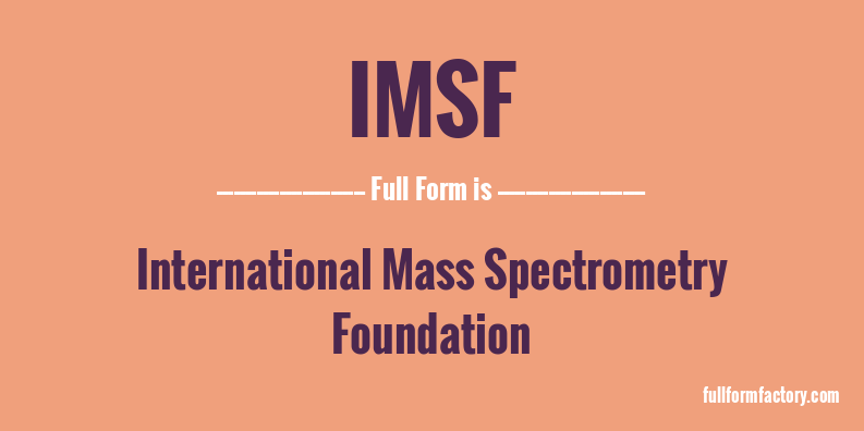 imsf-full-form