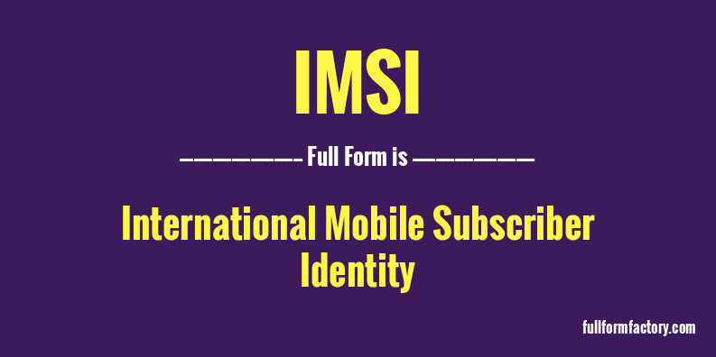 imsi-full-form