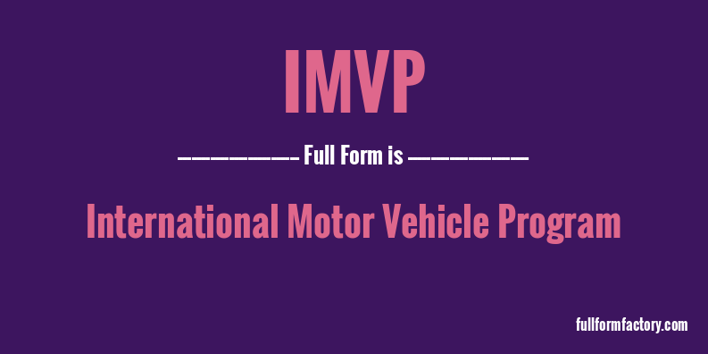 imvp-full-form