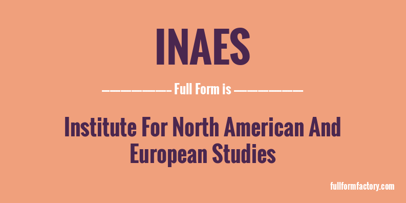 inaes-full-form