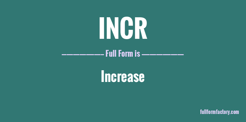 incr-full-form