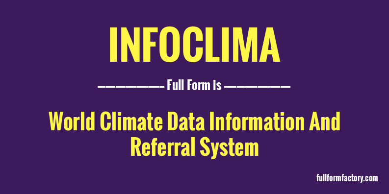 infoclima-full-form