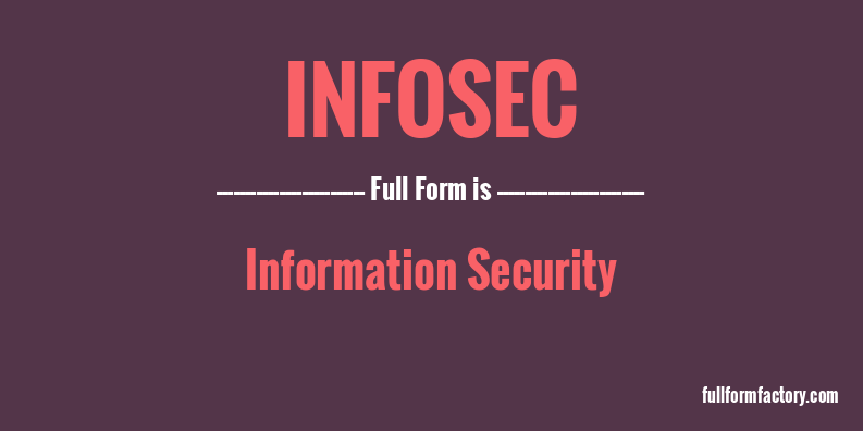 infosec-full-form