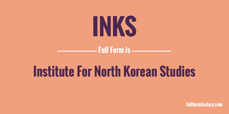 inks-full-form