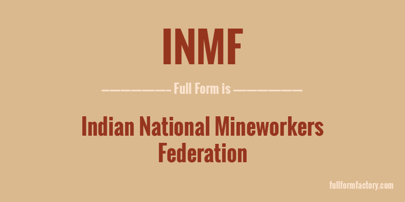 inmf-full-form