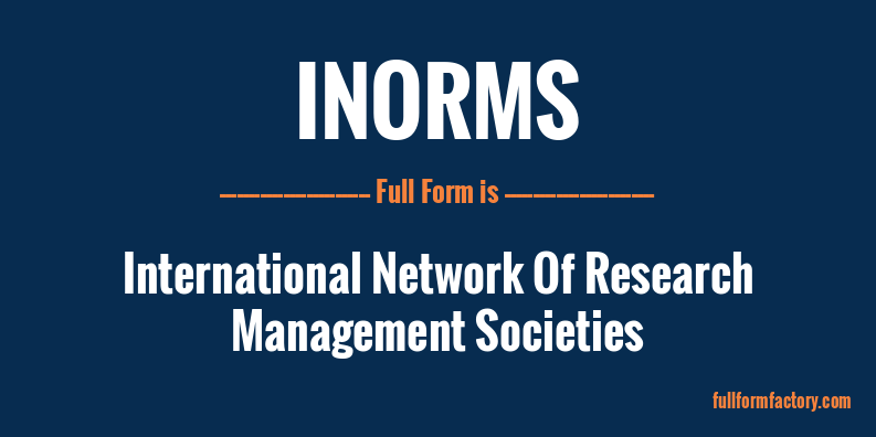 inorms-full-form
