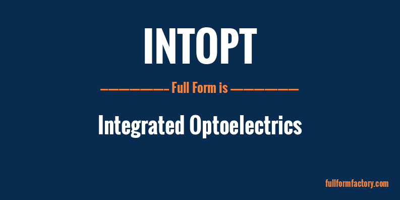 intopt-full-form