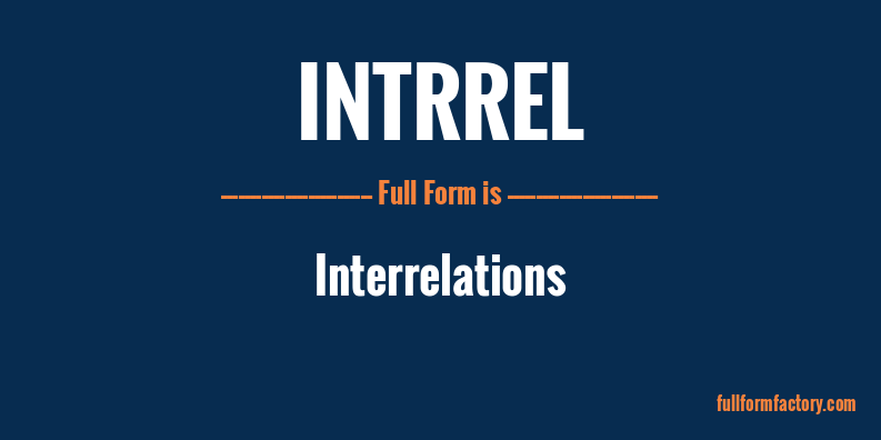 intrrel-full-form