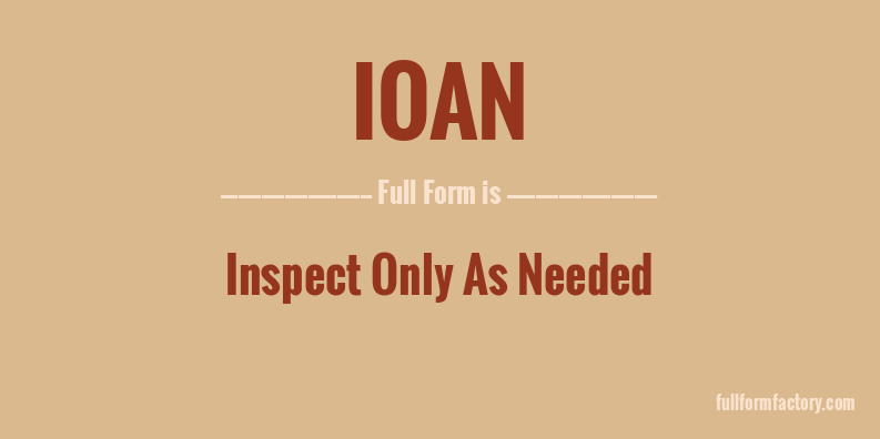 ioan-full-form