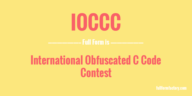 ioccc-full-form