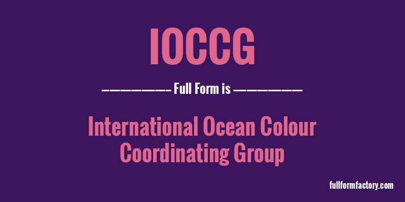 ioccg-full-form