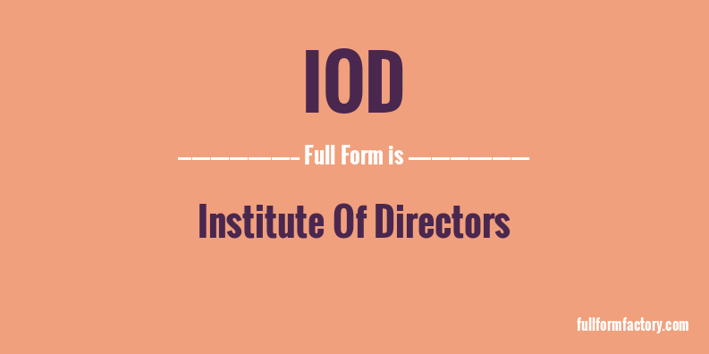 iod-full-form