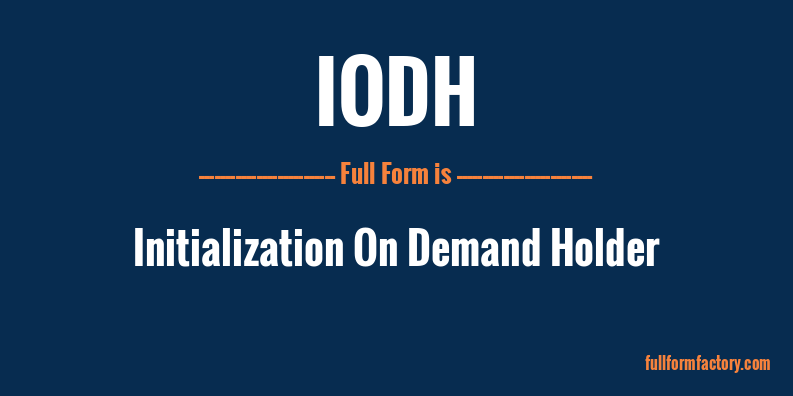iodh-full-form
