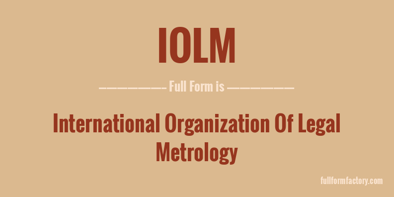 iolm-full-form