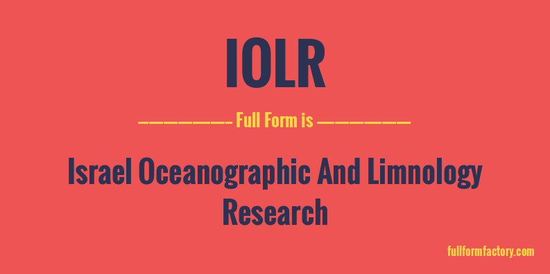 iolr-full-form