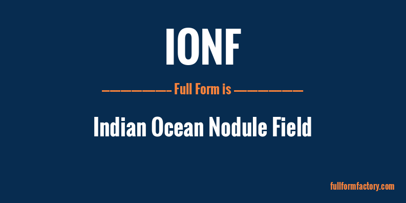 ionf-full-form