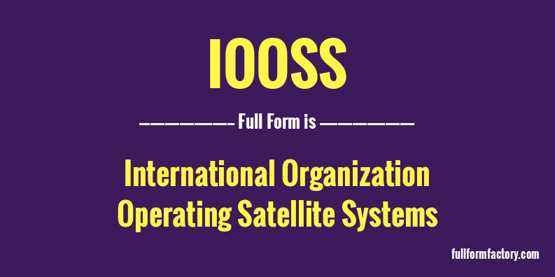 iooss-full-form
