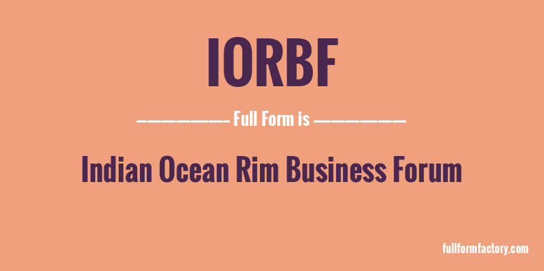 iorbf-full-form