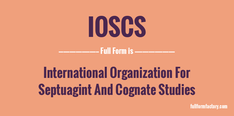 ioscs-full-form