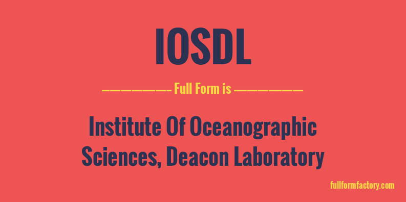 iosdl-full-form