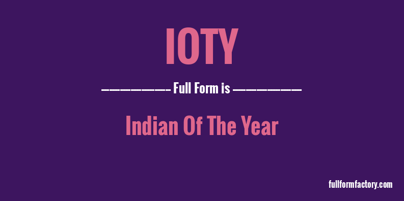 ioty-full-form