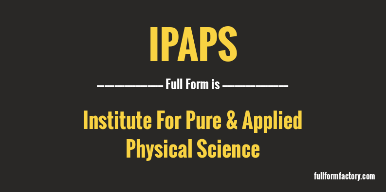 ipaps-full-form
