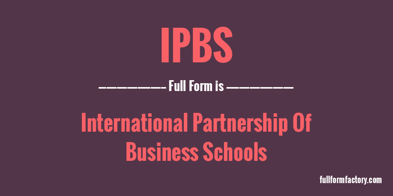 ipbs-full-form