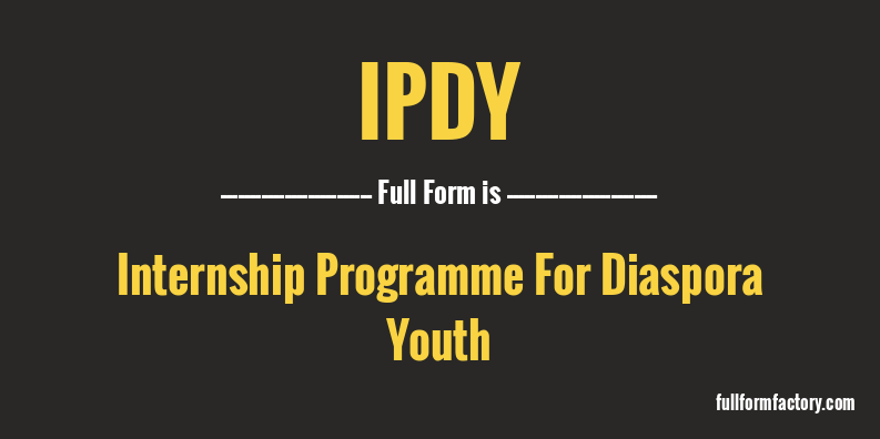 ipdy-full-form